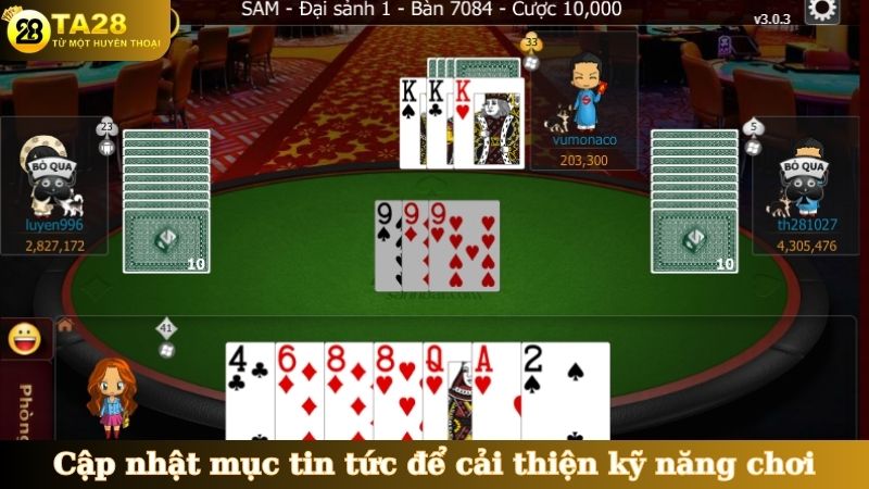 Cập nhật mục tin tức để cải thiện kỹ năng chơi cá cược