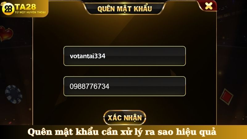 Quên mật khẩu cần xử lý ra sao hiệu quả 
